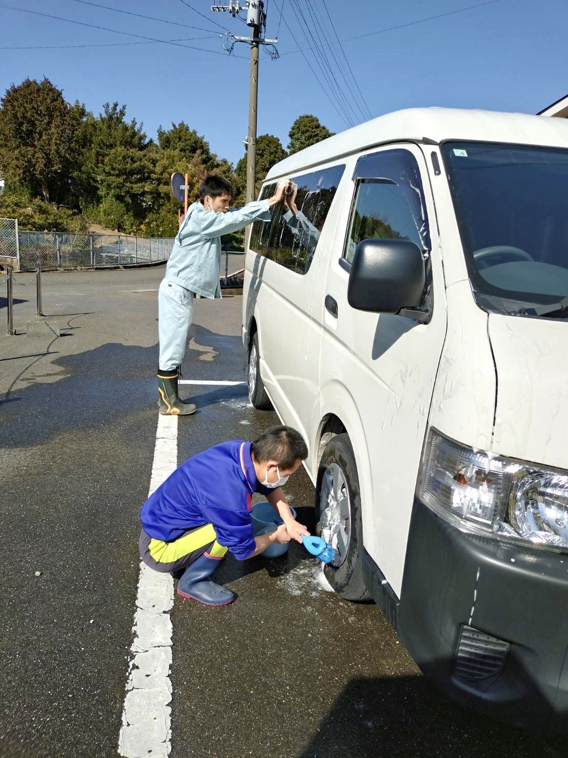 洗車作業4