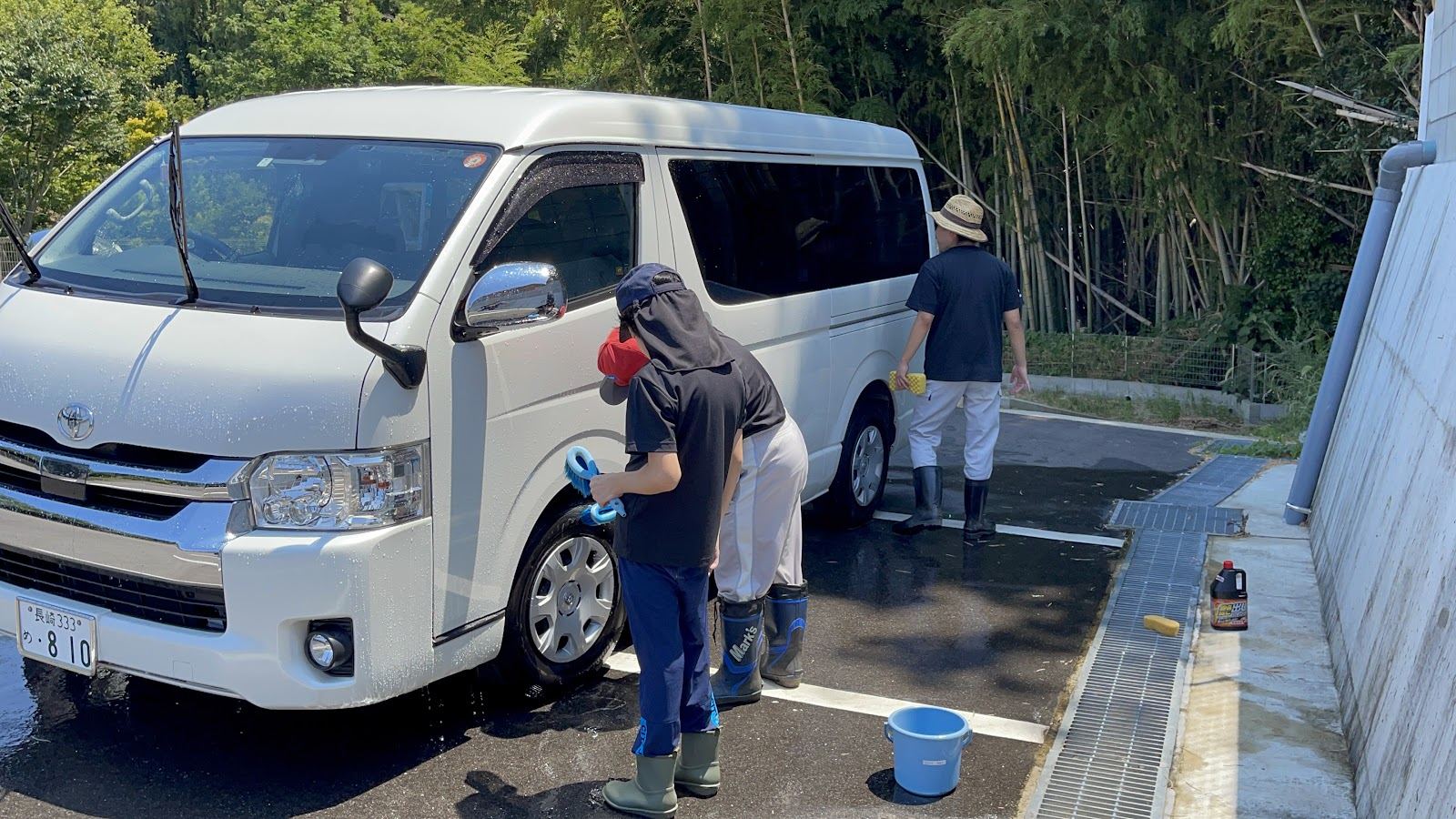 洗車作業1